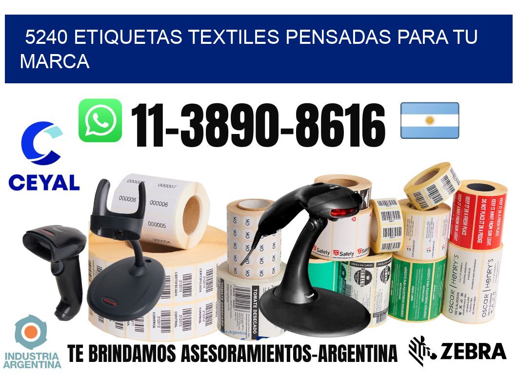 5240 Etiquetas textiles pensadas para tu marca