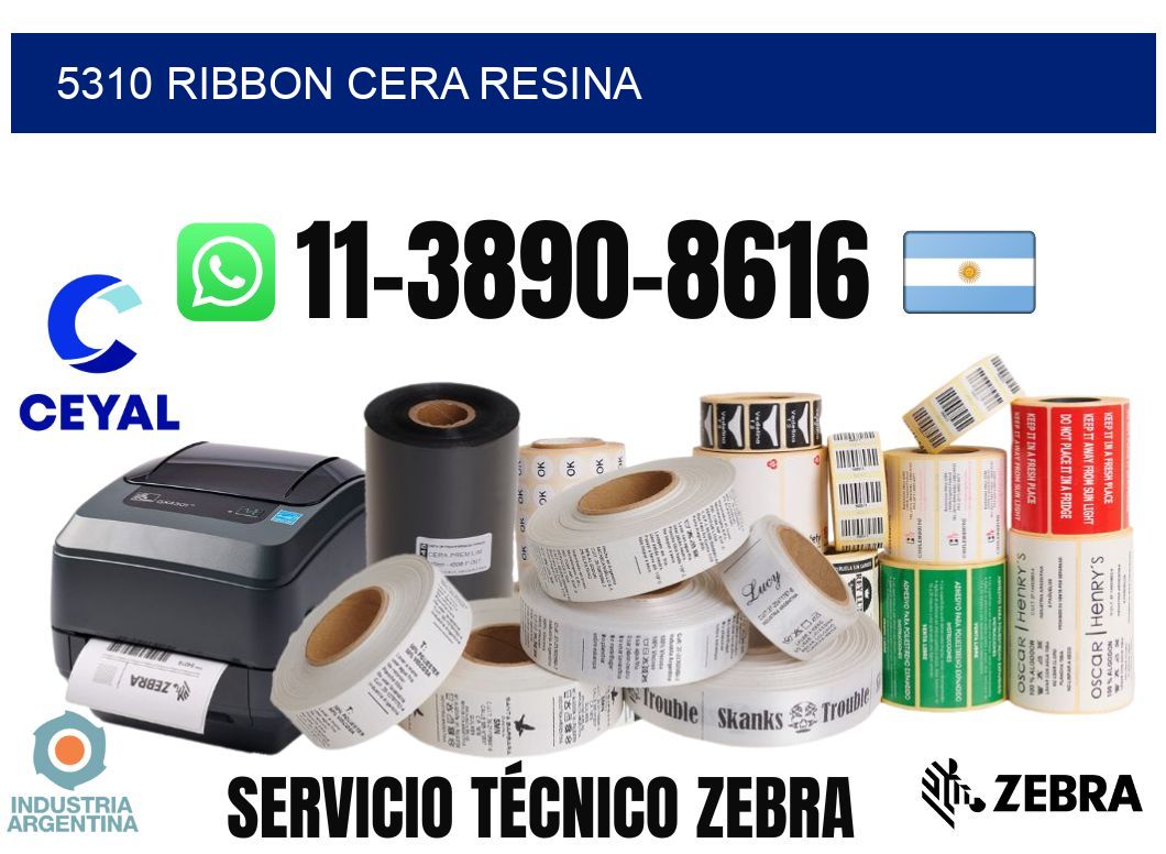 5310 ribbon cera resina
