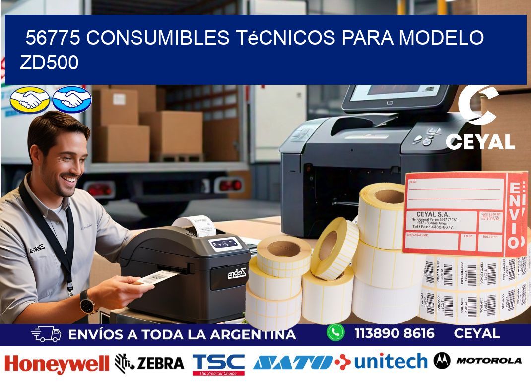 56775 consumibles técnicos para modelo zd500
