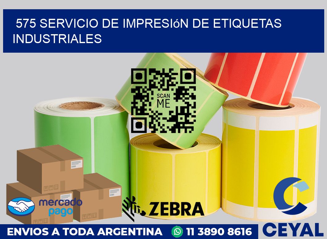 575 Servicio de impresión de etiquetas industriales
