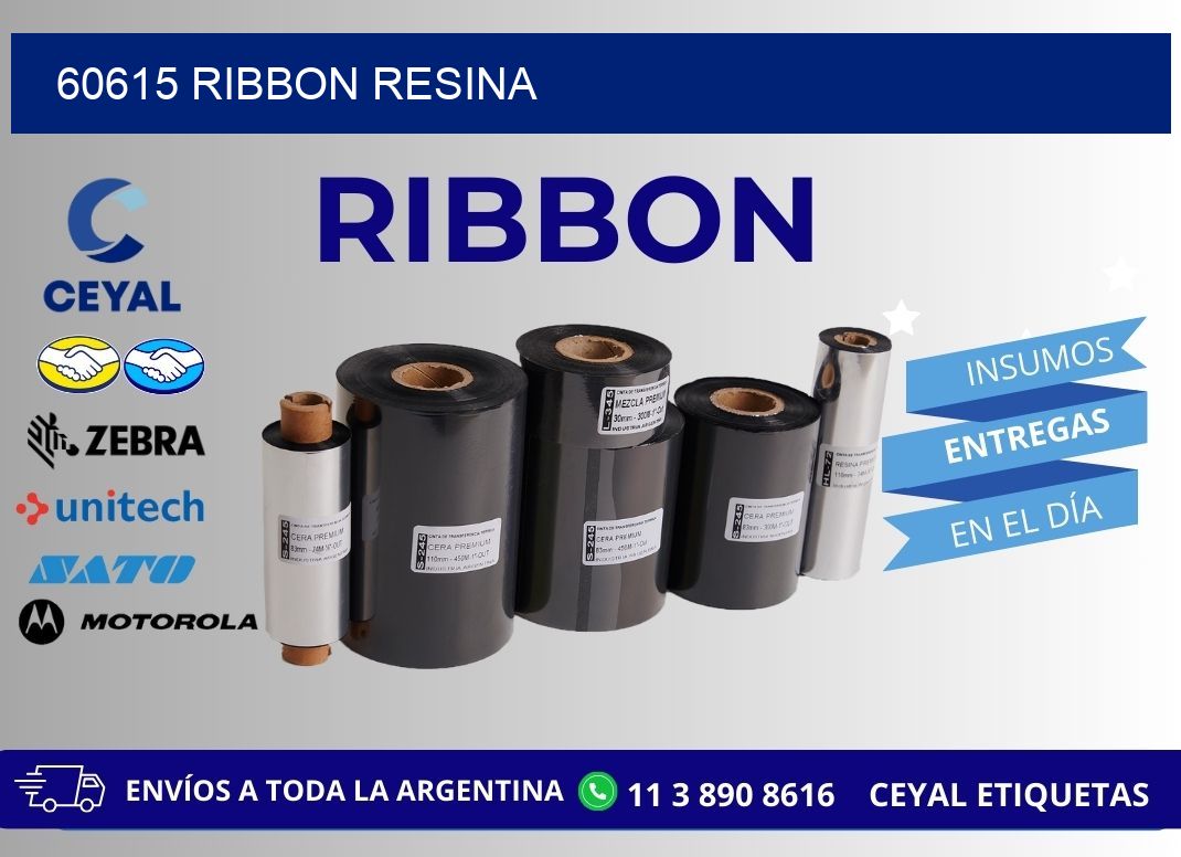 60615 ribbon resina