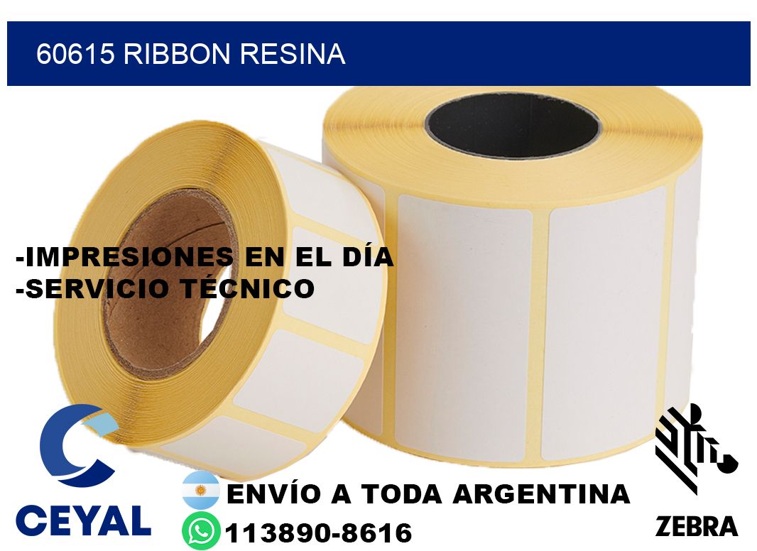 60615 ribbon resina