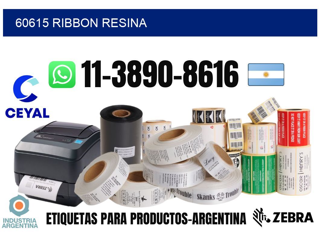 60615 ribbon resina