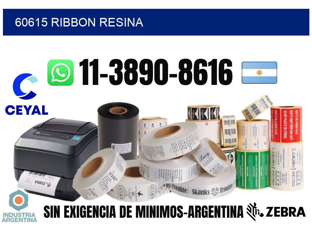60615 ribbon resina