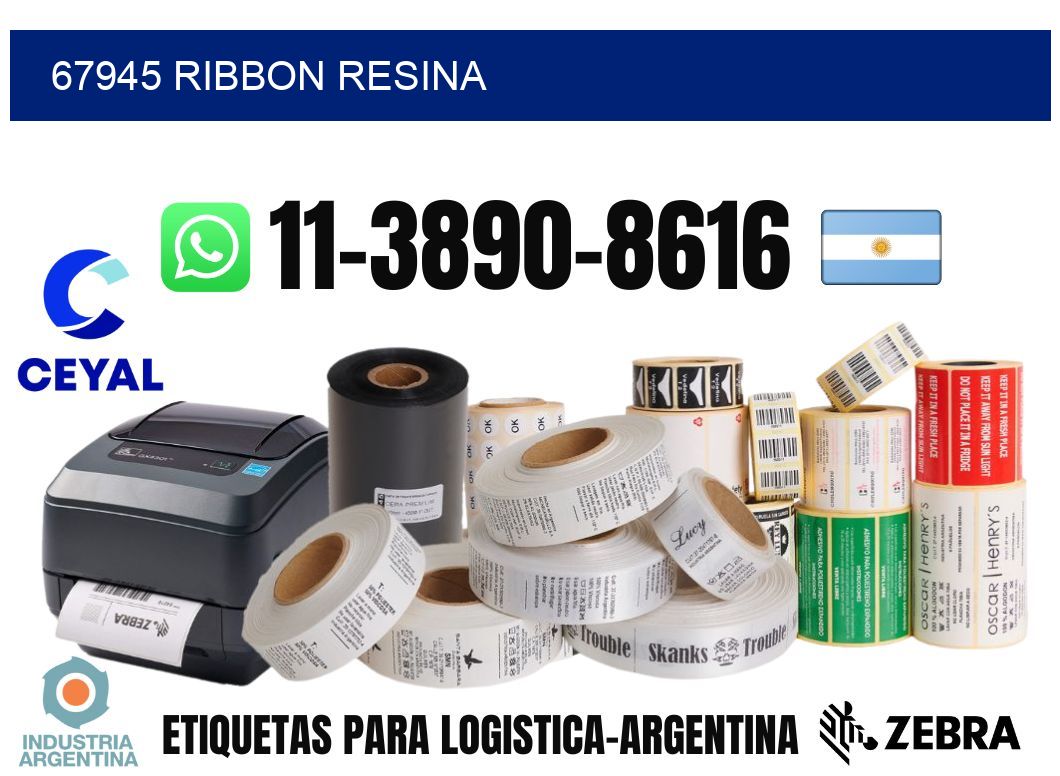 67945 ribbon resina