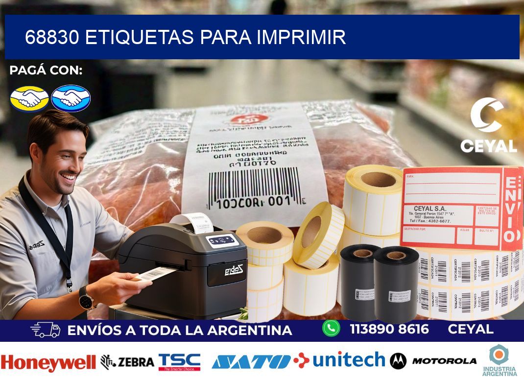 68830 etiquetas para imprimir