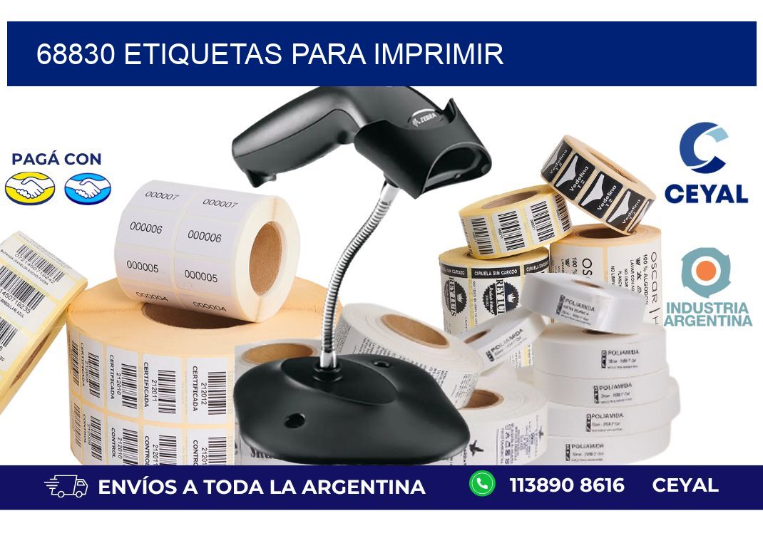 68830 etiquetas para imprimir