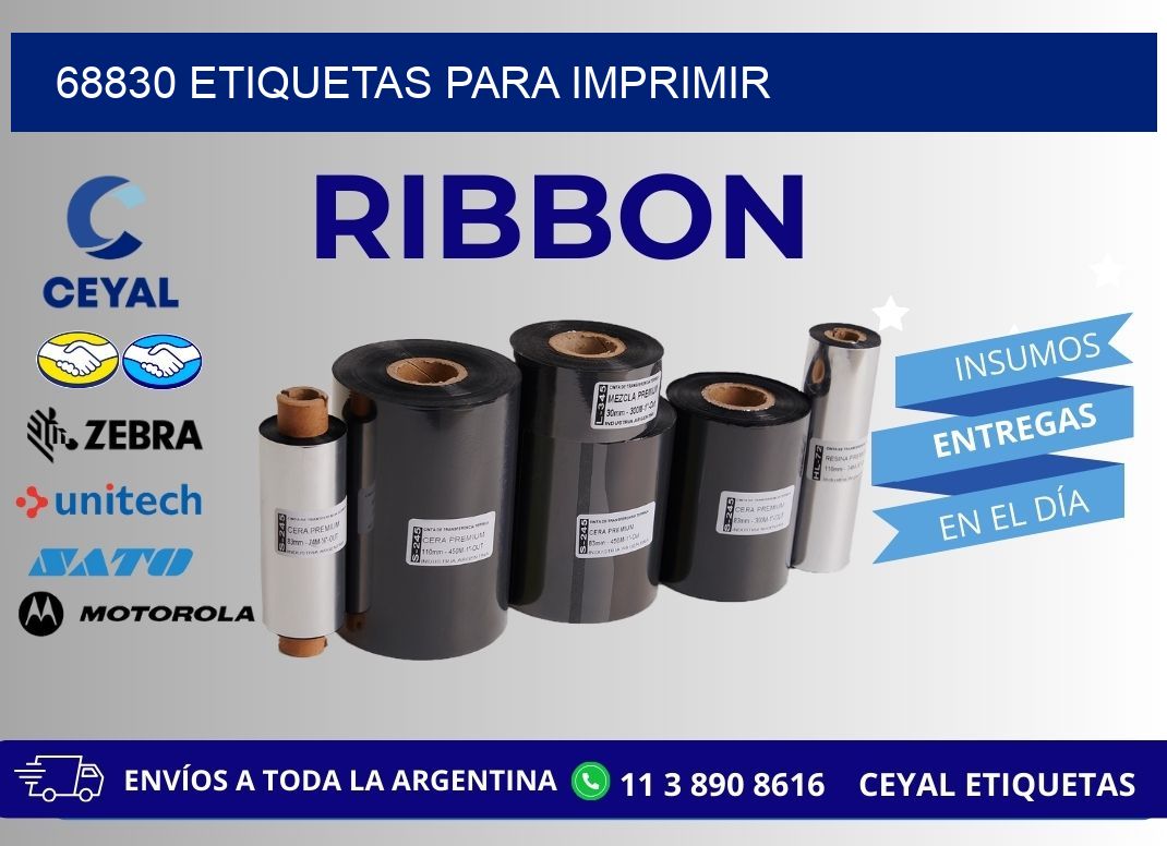68830 etiquetas para imprimir
