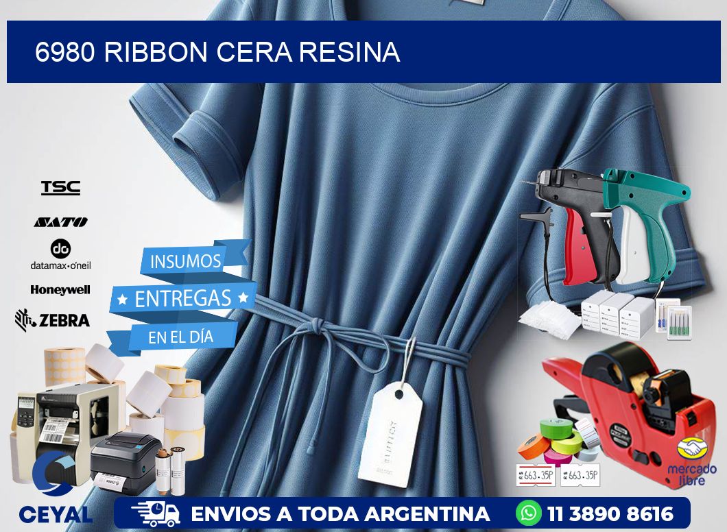 6980 ribbon cera resina