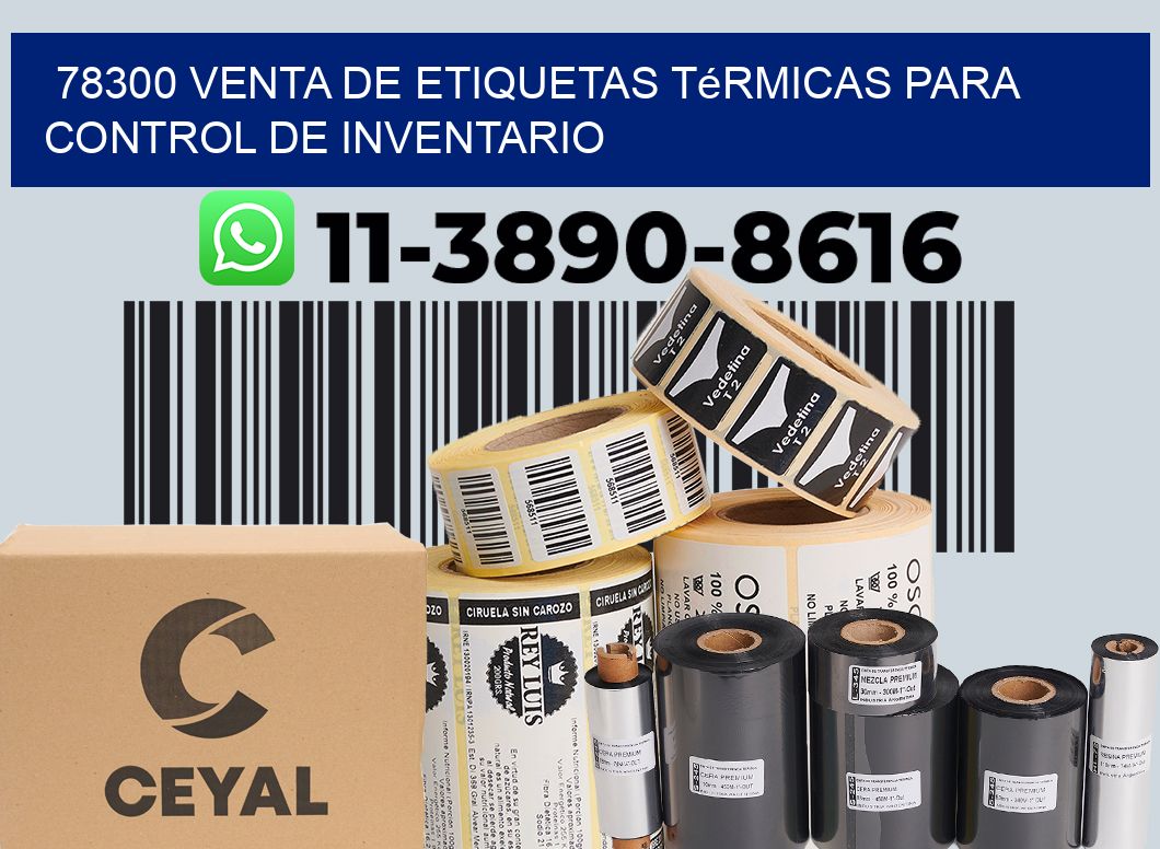 78300 venta de etiquetas térmicas para control de inventario