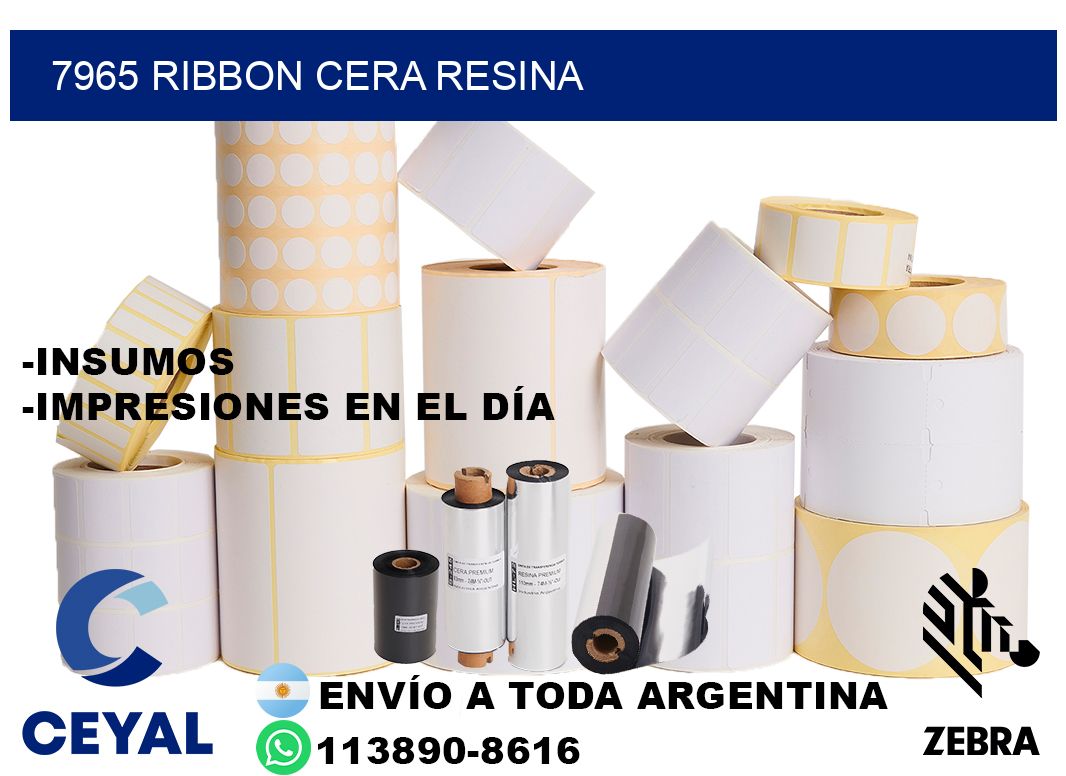 7965 ribbon cera resina