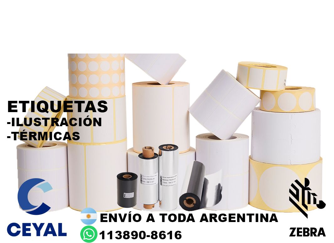 82365 venta etiquetas térmicas adhesivas envío inmediato