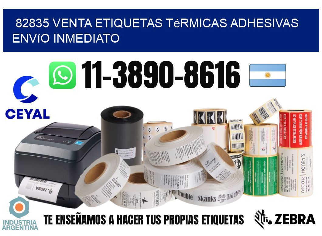 82835 venta etiquetas térmicas adhesivas envío inmediato