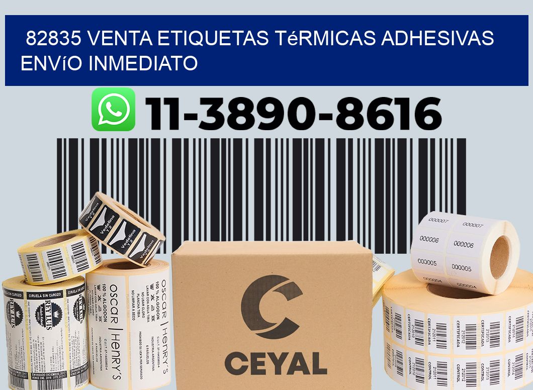 82835 venta etiquetas térmicas adhesivas envío inmediato