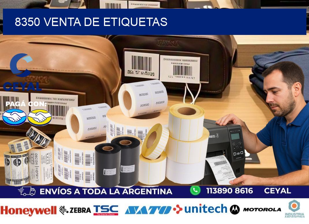 8350 venta de etiquetas