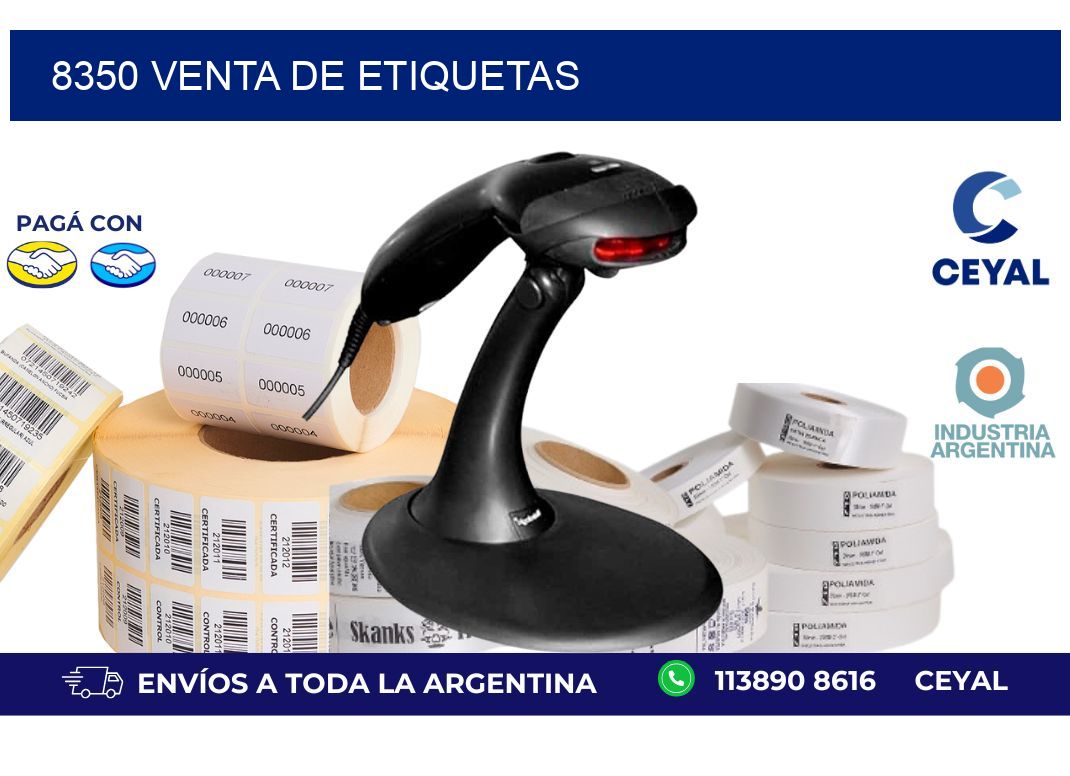 8350 venta de etiquetas