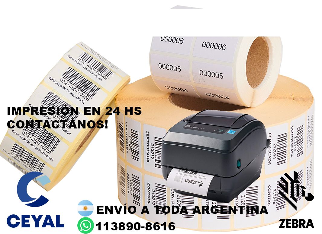 83630 ribbon resina zd230 etiquetas