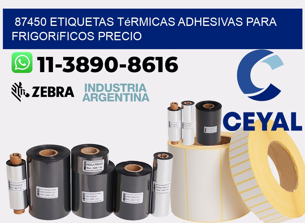87450 etiquetas térmicas adhesivas para frigoríficos precio