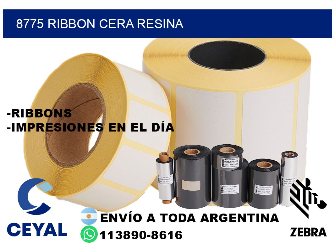 8775 ribbon cera resina