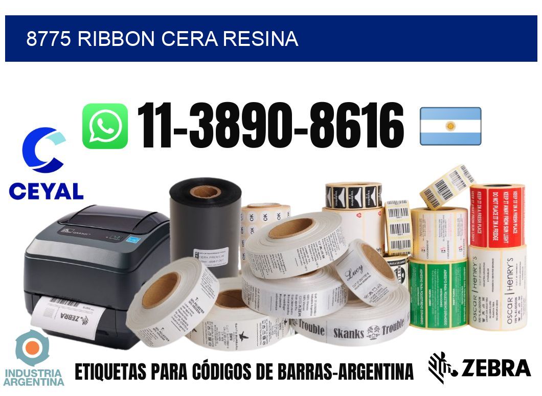 8775 ribbon cera resina