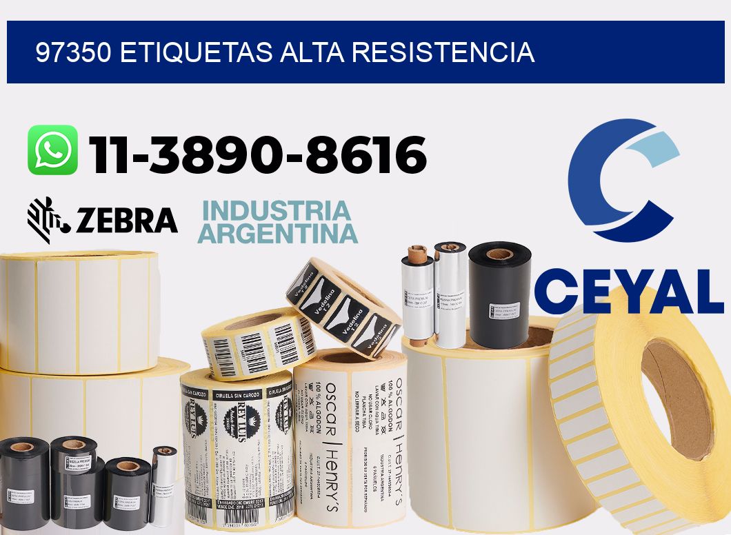 97350 etiquetas alta resistencia