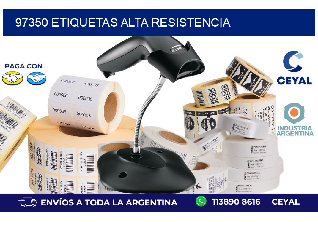 97350 etiquetas alta resistencia