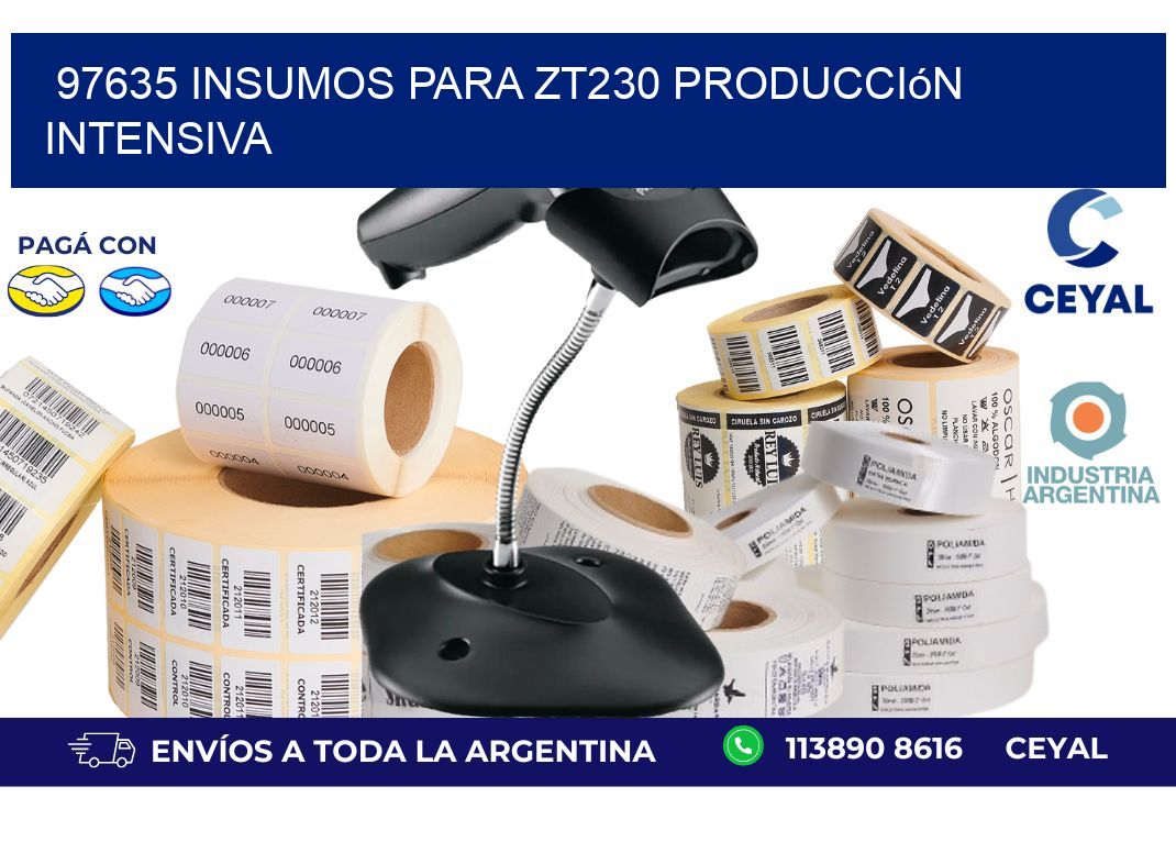 97635 insumos para zt230 producción intensiva