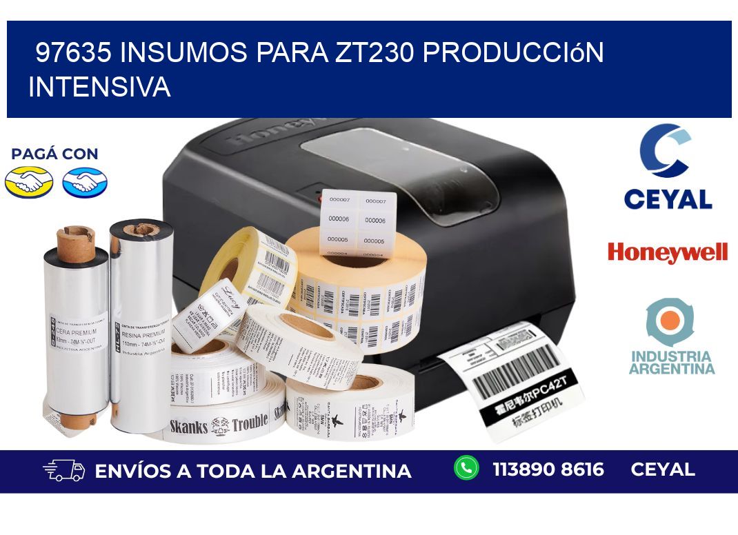 97635 insumos para zt230 producción intensiva