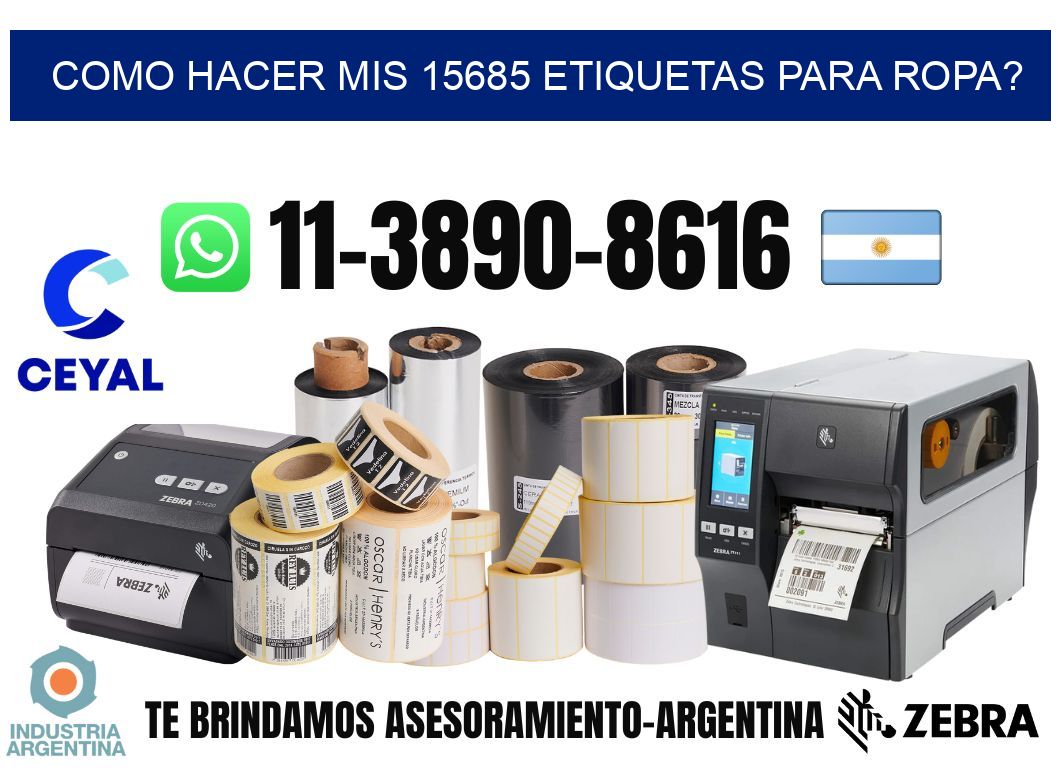 como hacer mis 15685 etiquetas para ropa?