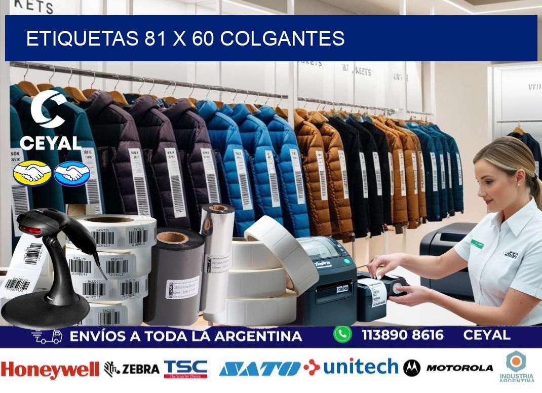 etiquetas 81 x 60 colgantes