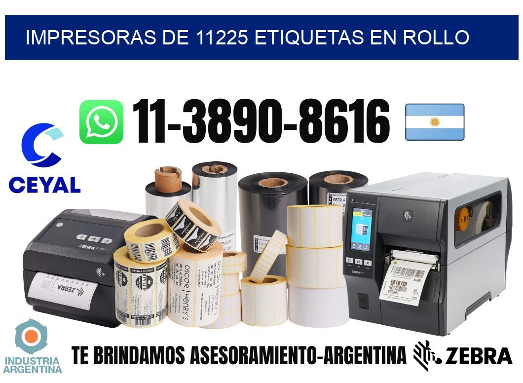 impresoras de 11225 etiquetas en rollo