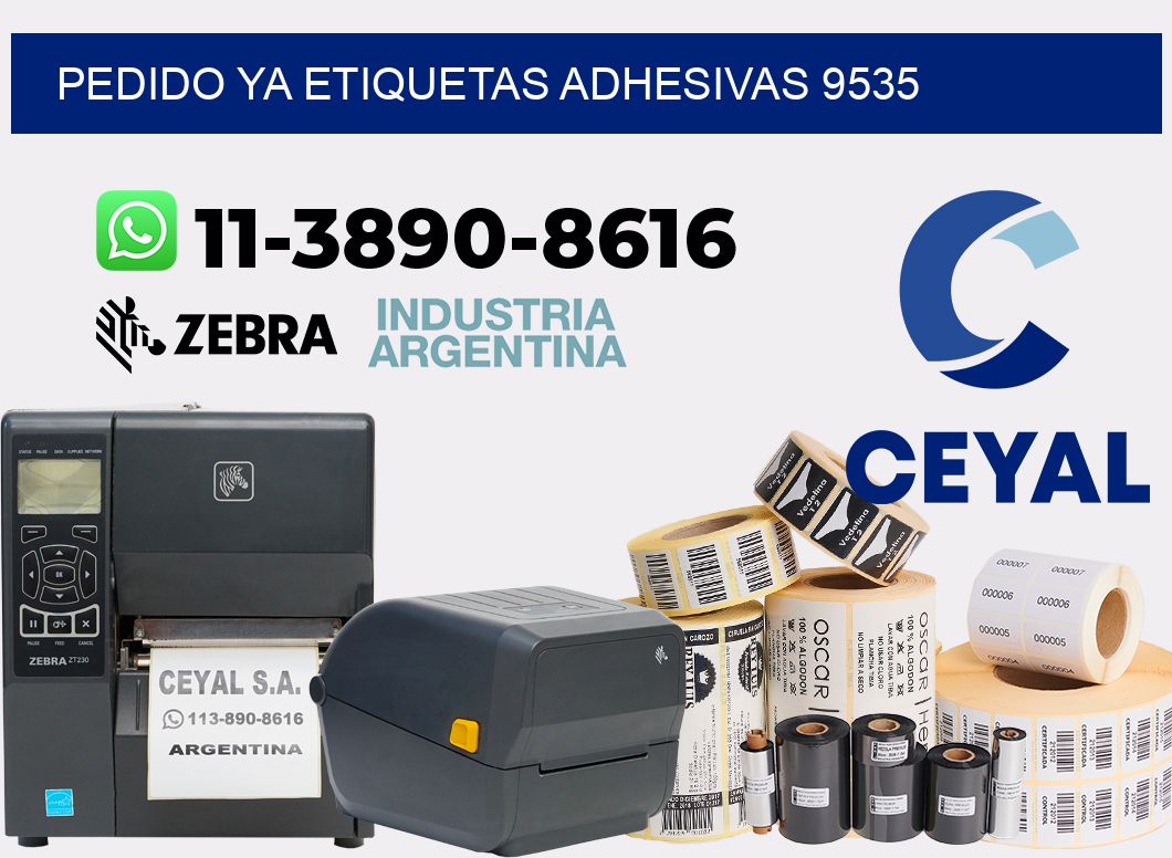 pedido ya etiquetas adhesivas 9535