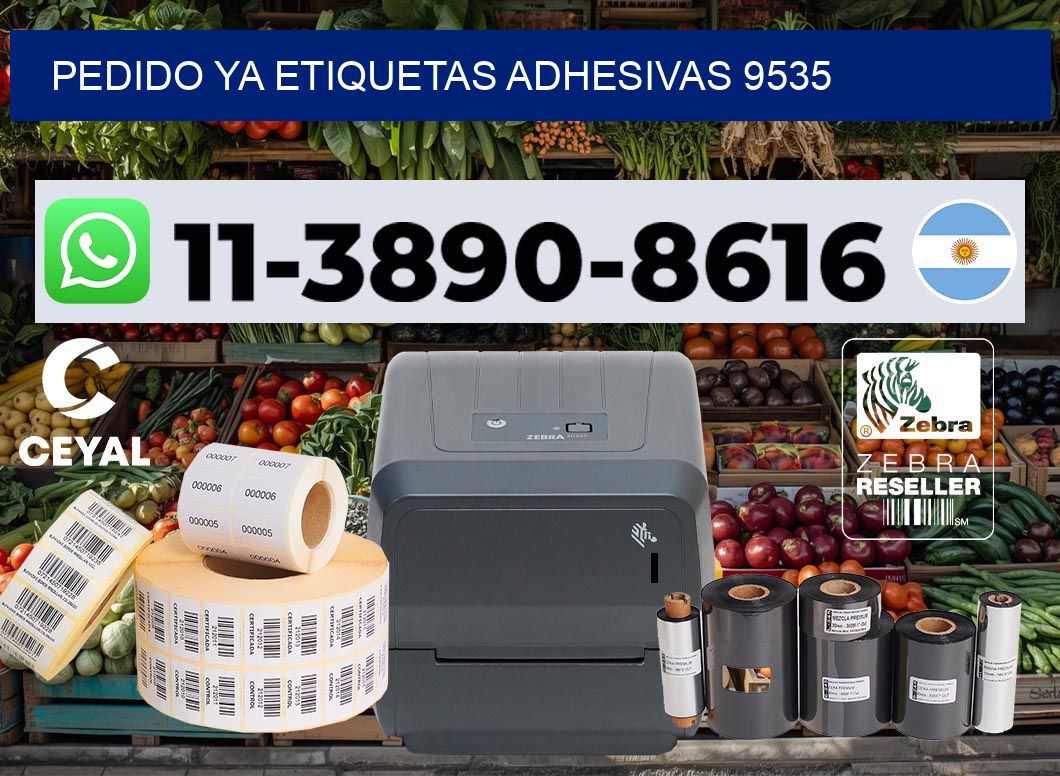 pedido ya etiquetas adhesivas 9535