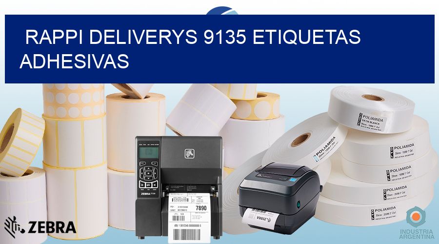 rappi deliverys 9135 etiquetas adhesivas