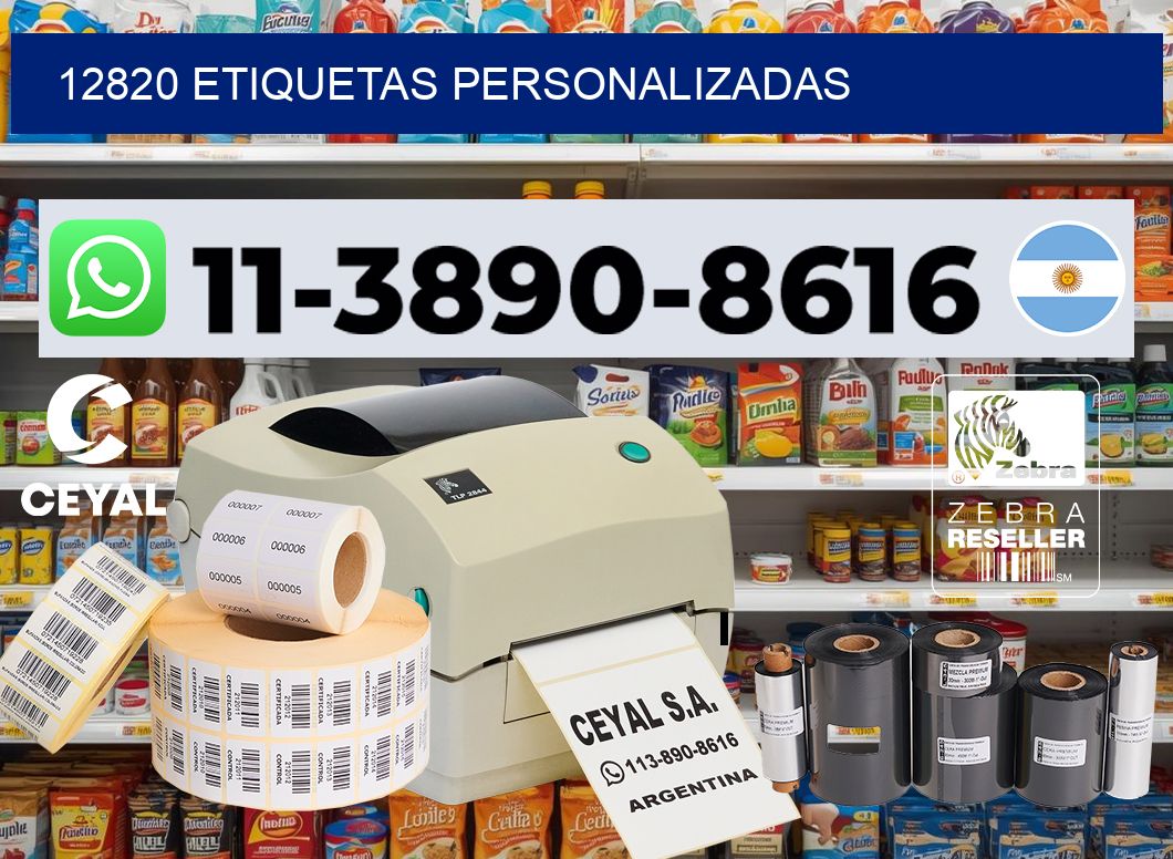 12820 etiquetas personalizadas