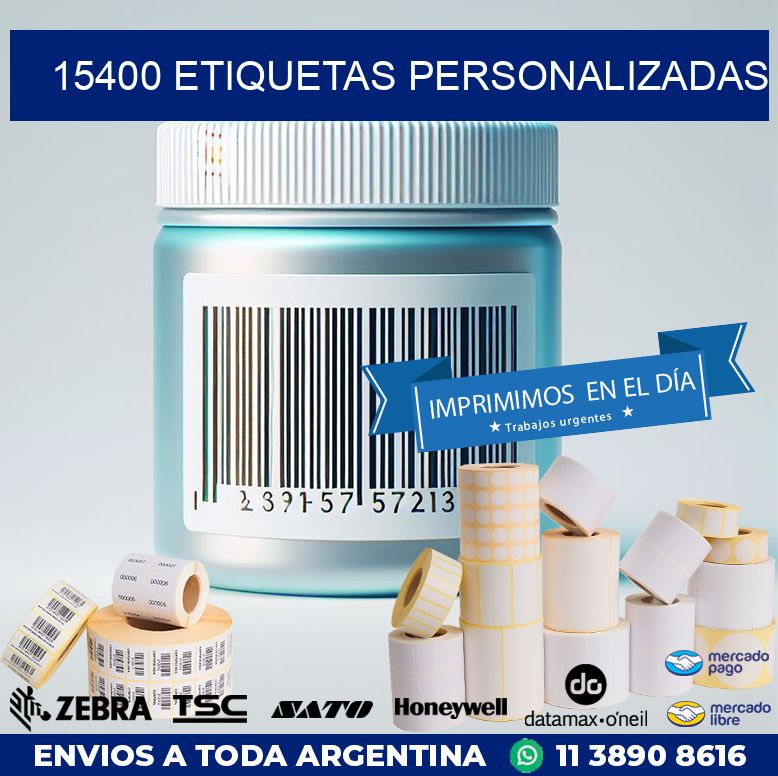 15400 etiquetas personalizadas