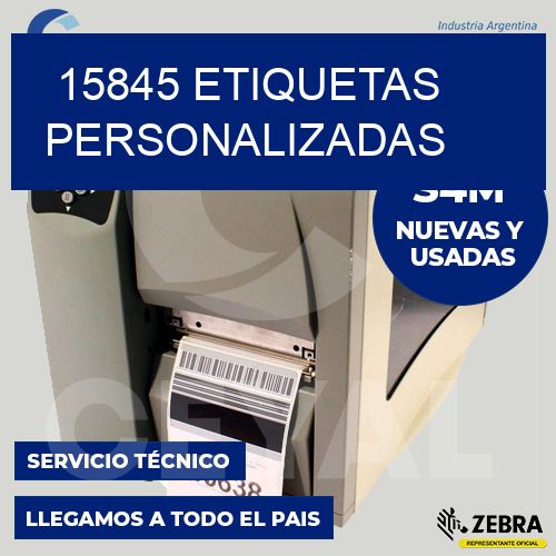 15845 etiquetas personalizadas