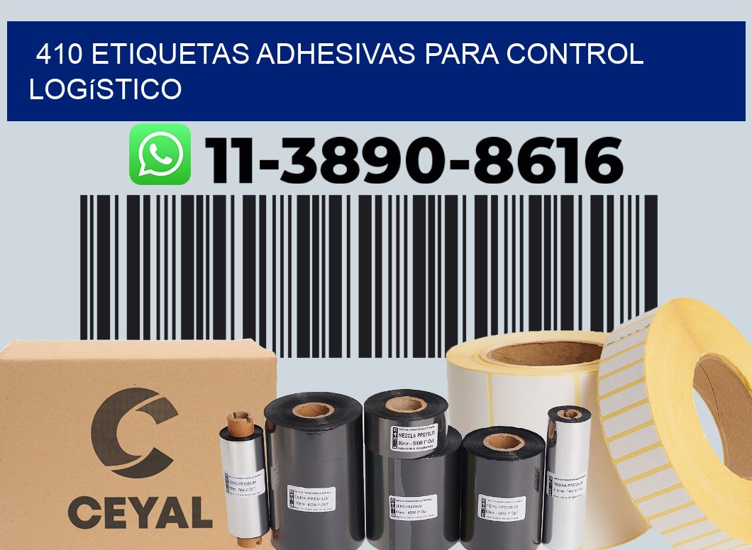 410 Etiquetas adhesivas para control logístico