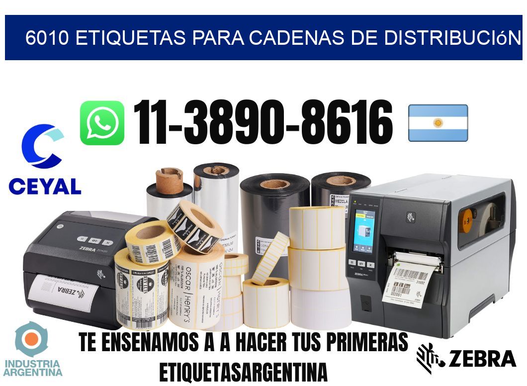 6010 Etiquetas para cadenas de distribución