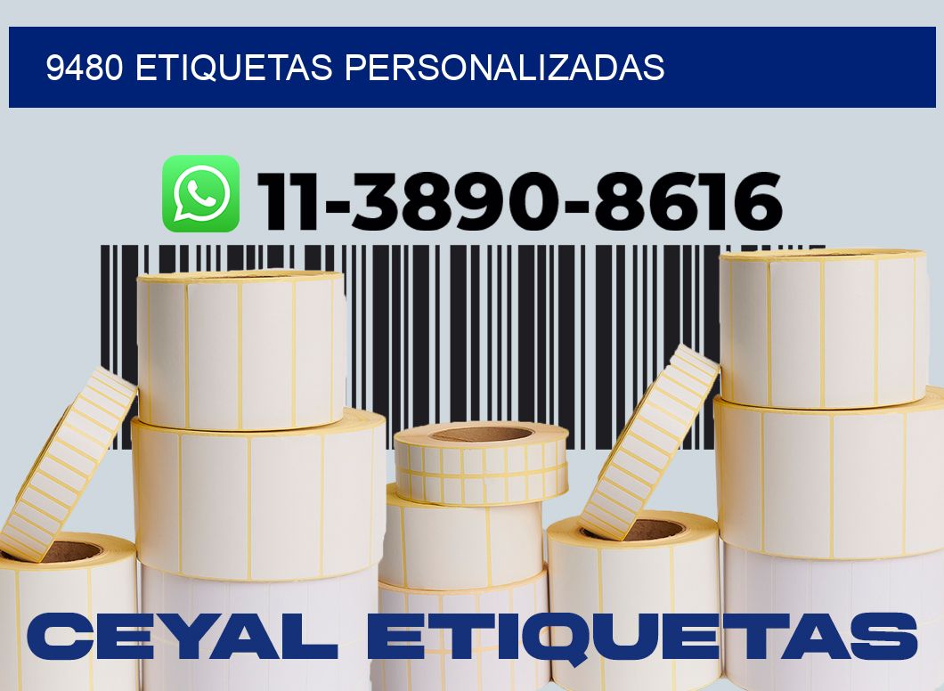 9480 etiquetas personalizadas