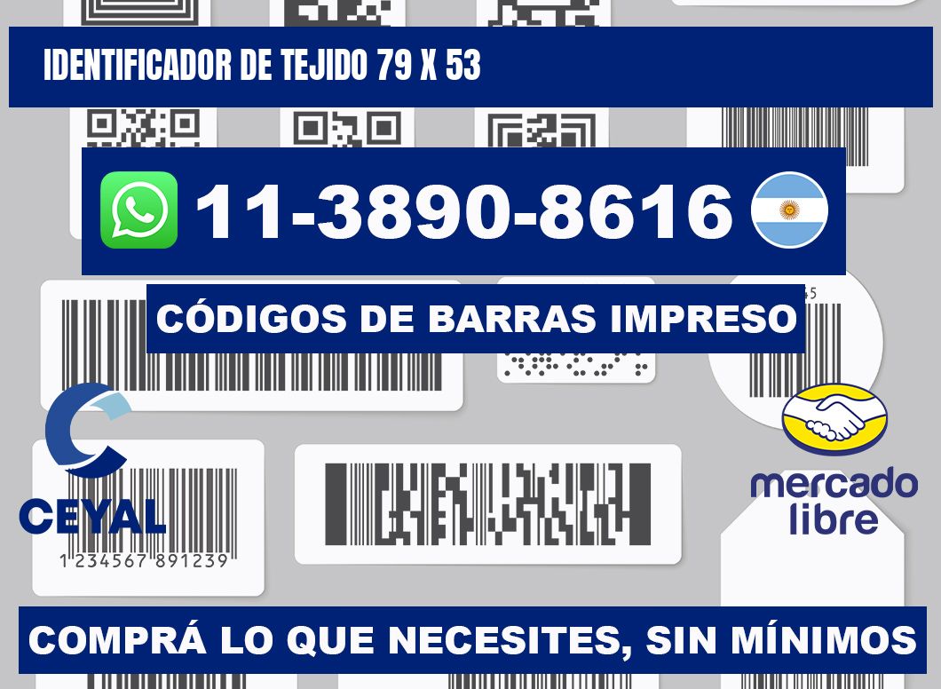 Identificador de tejido 79 x 53