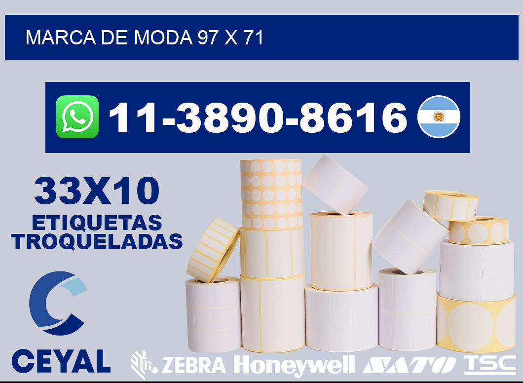 Marca de moda 97 x 71