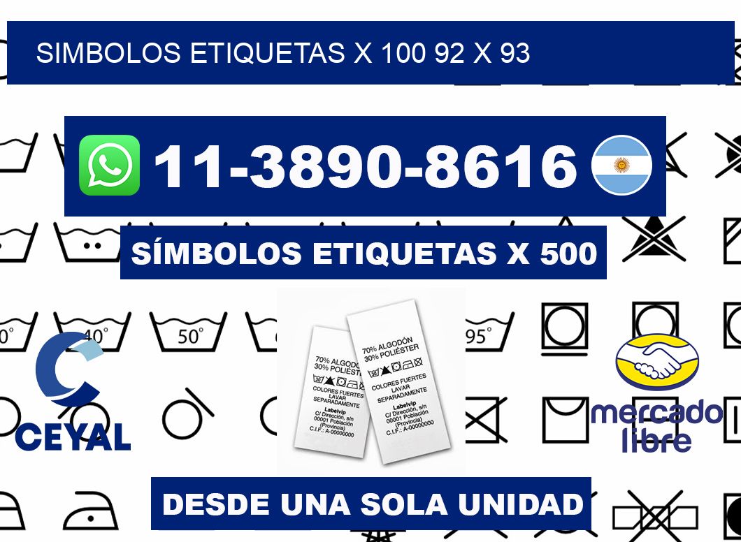 SIMBOLOS ETIQUETAS X 100 92 x 93
