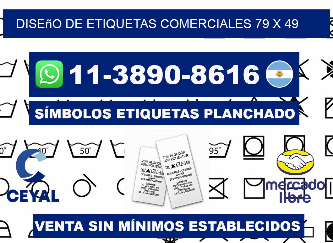 diseño de etiquetas comerciales 79 x 49