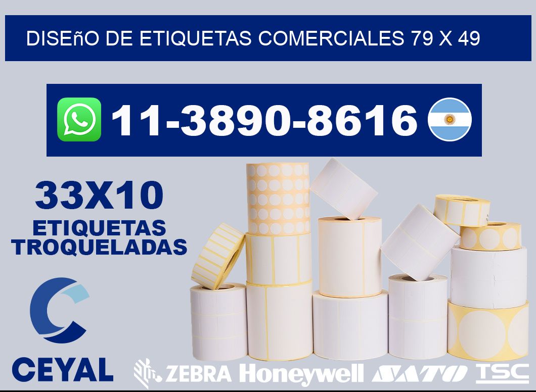 diseño de etiquetas comerciales 79 x 49