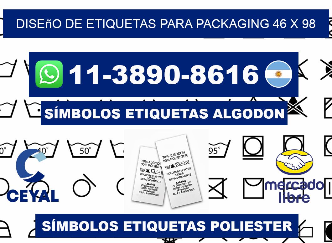 diseño de etiquetas para packaging 46 x 98