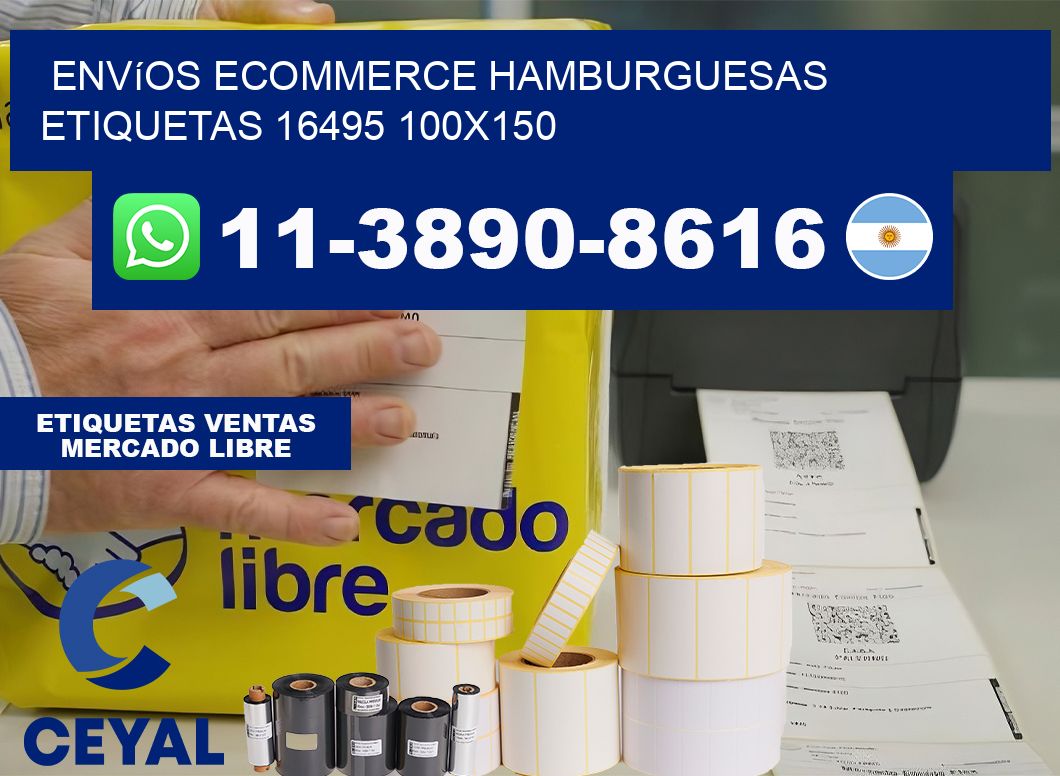 Envíos Ecommerce hamburguesas etiquetas 16495 100×150