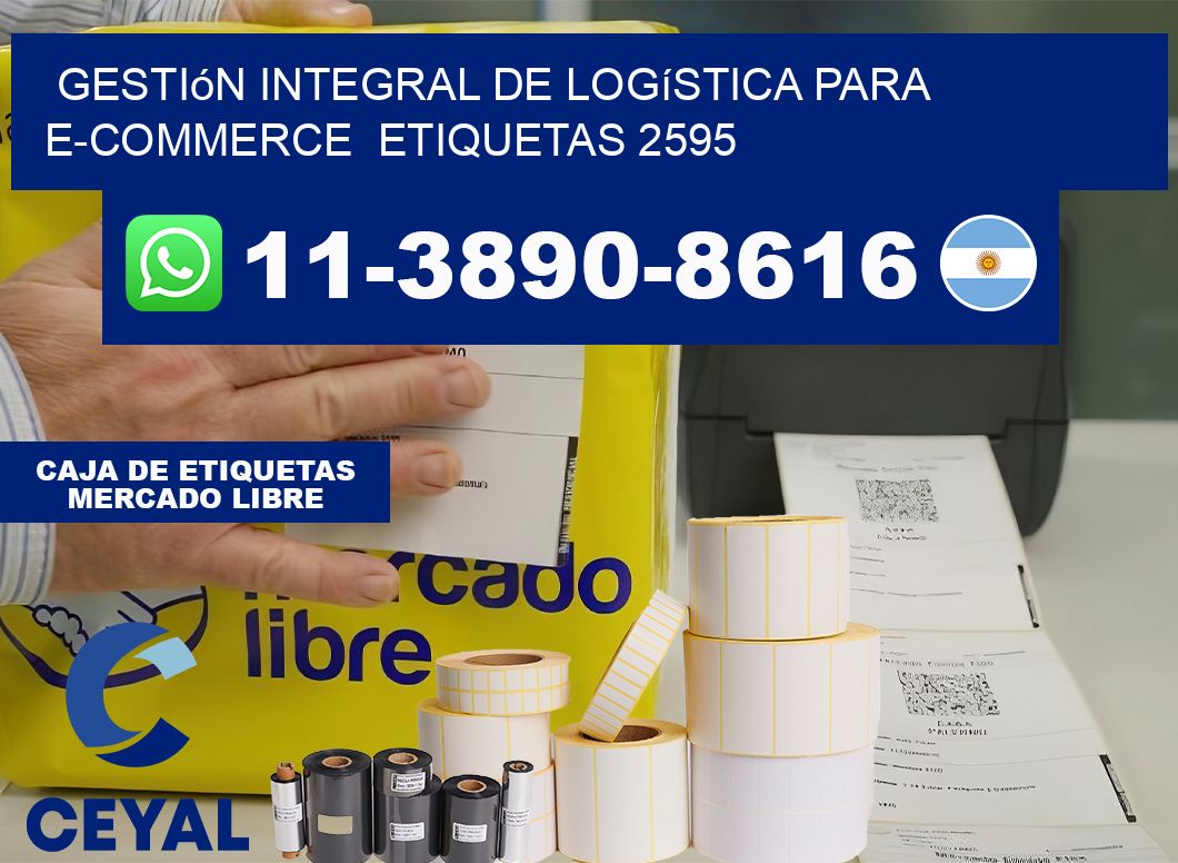 Gestión integral de logística para e-commerce  etiquetas 2595