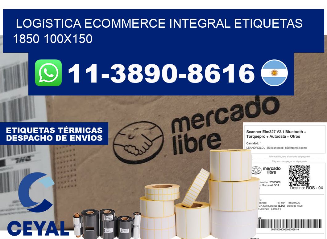 Logística ecommerce integral etiquetas 1850 100x150