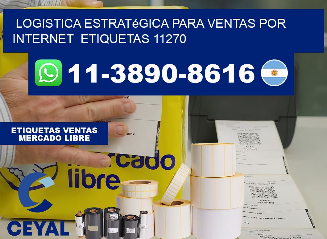 Logística estratégica para ventas por internet  etiquetas 11270